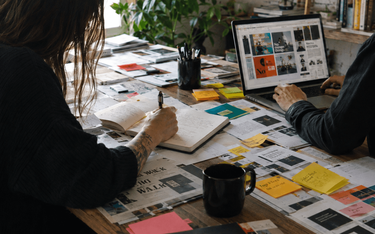 What was design like before AI? AI in graphic design through the eyes of two designers