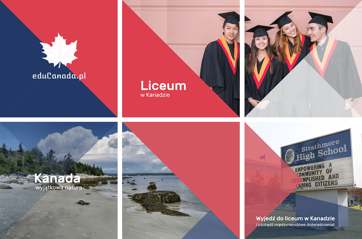 EduCanada.pl w social mediach – spójny layout i regularne publikacje o nauce w Kanadzie